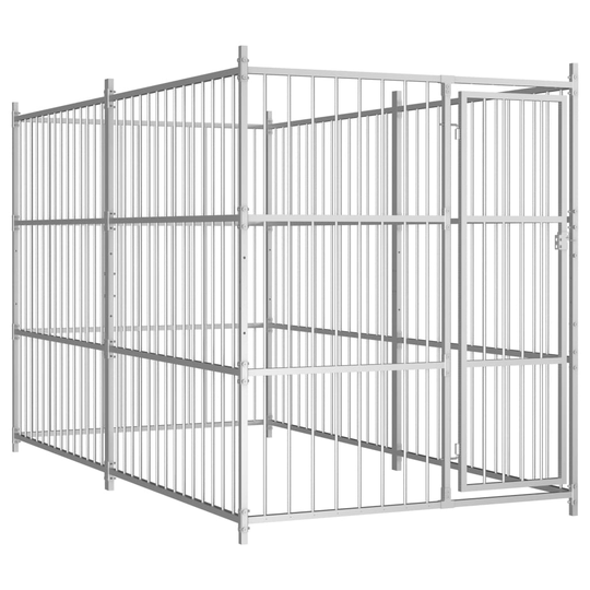 vidaXL Koiran ulkohäkki 300x150x185 cm