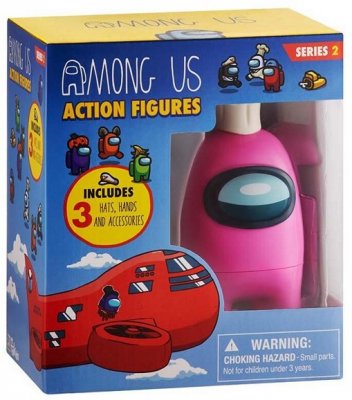 Among Us Pink Crewmate figuuri 12cm