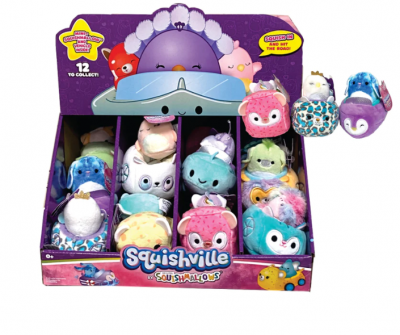 Squishville mini Squishmallows täytetyt eläimet 10cm 1 kpl