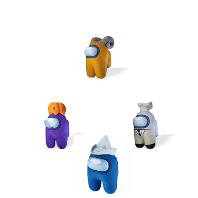 Among Us Crewmate pehmolelut noin 20cm 1-pack
