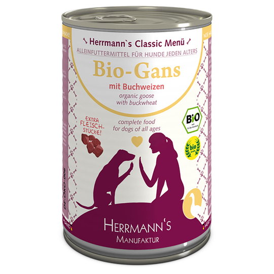 Herrmanns Menu Classic 1 x 400 g - luomuhanhenliha & luomutattari