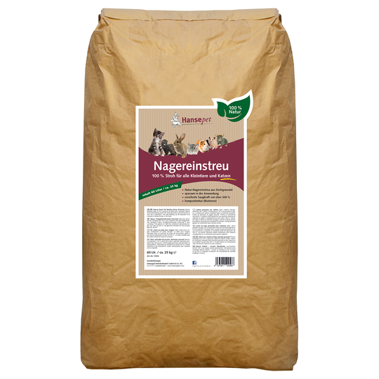 Olkipellettikuivike - 60,0 l (25,0 kg)