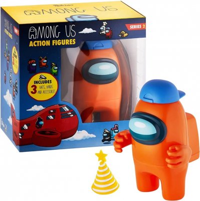 Among Us Orange Crewmate figuuri 3 lisätarvikkeella 17cm