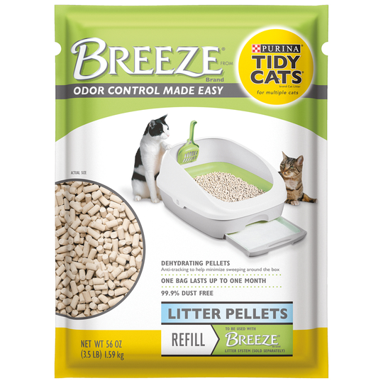 Purina Tidy Cats Breeze Cat Litter Box System - täyttöpussi kissanhiekkaa (1,59 kg)
