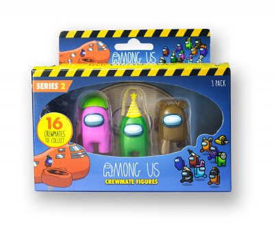 Among Us Crewmate figuurit 3-pakkaus