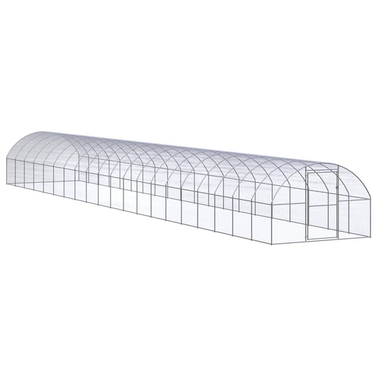 vidaXL Kanojen ulkohäkki 3x20x2 m galvanoitu teräs