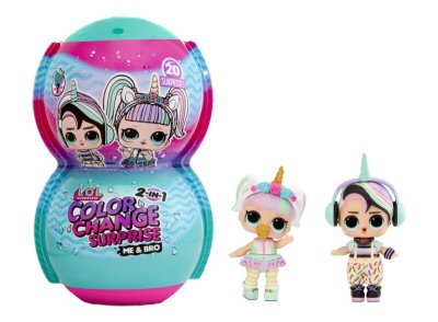 L.O.L. Surprise color change surprise lil sis & lil bro blind bag 1-pack