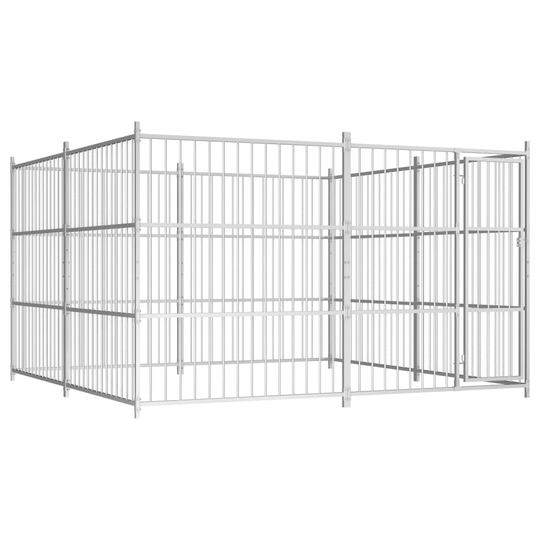 vidaXL Koiran ulkohäkki 300x300x185 cm