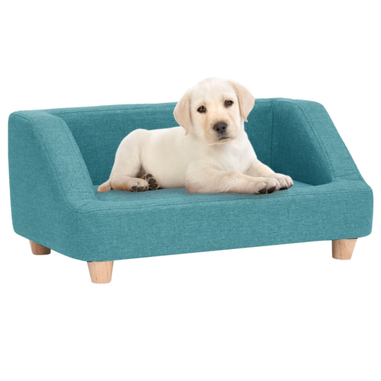 vidaXL Koiran sohva turkoosi 95x63x39 cm pellava