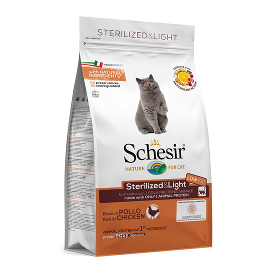 Schesir Sterilized & Light kana - 1,5 kg