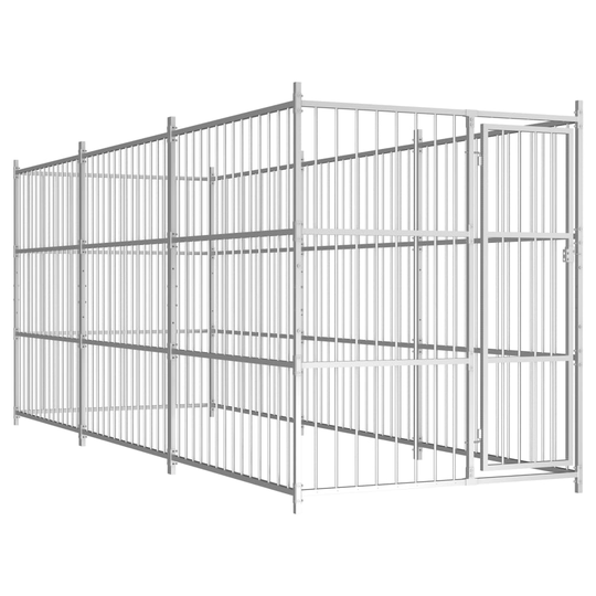 vidaXL Koiran ulkohäkki 450x150x185 cm