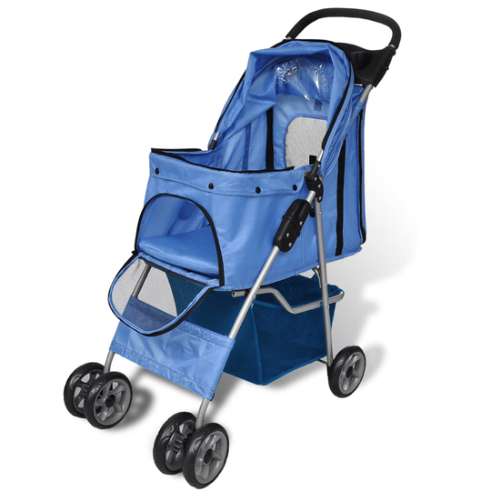 vidaXL Koiran rattaat 15 kg sininen