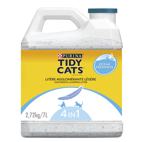 Purina Tidy Cats Lightweight Ocean Freshness paakkuuntuva kissanhiekka - 7 l
