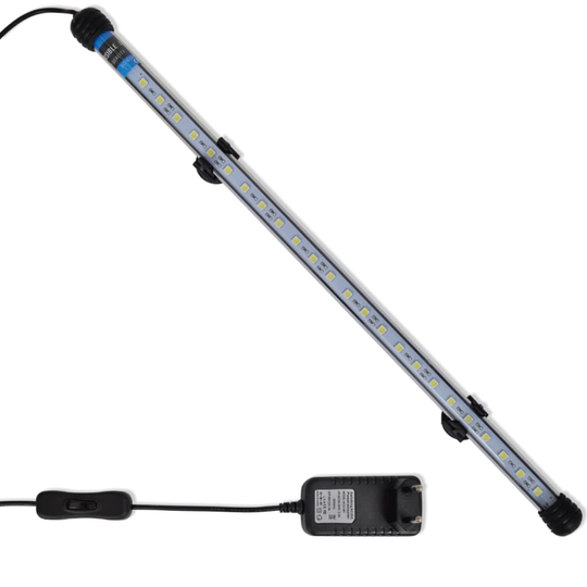vidaXL LED-akvaariovalaisin 48 cm valkoinen