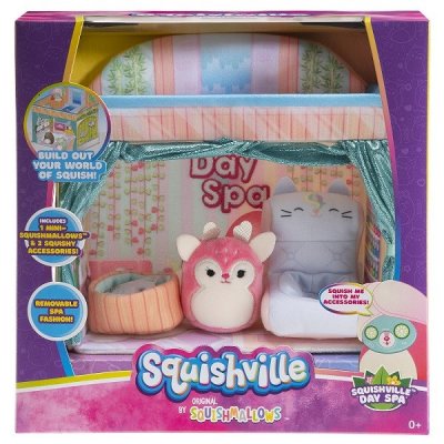 Täytetyt Squishville day spa Mini Squishmallows -tunti
