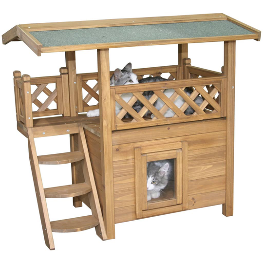 Kerbl Kissatalo Lodge 77x50x73 cm