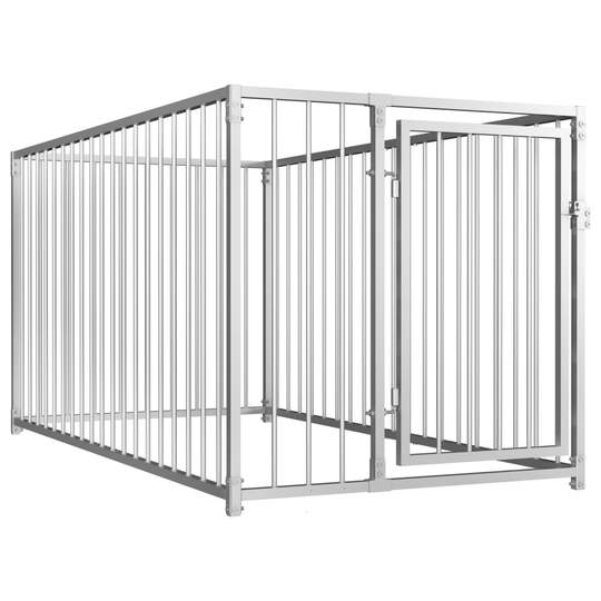 vidaXL Koiran ulkohäkki 100x200x100 cm