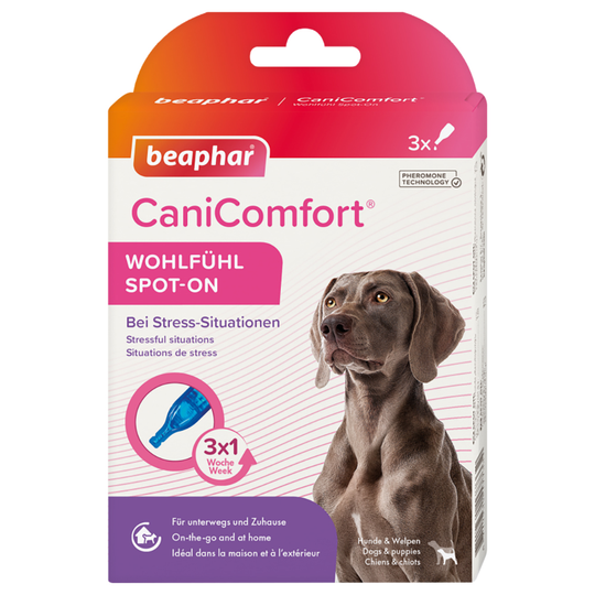 beaphar CaniComfort Wohlfühl Spot-On - 3 pipettiä x 1 ml