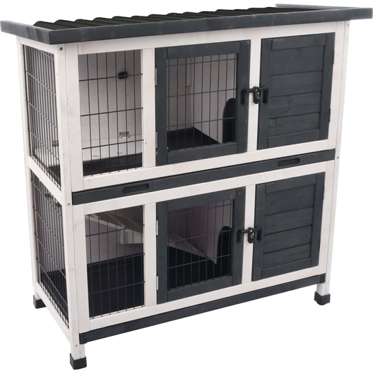 FLAMINGO Kaninkoppi Combi 1 maalaismainen 100x50x102 cm