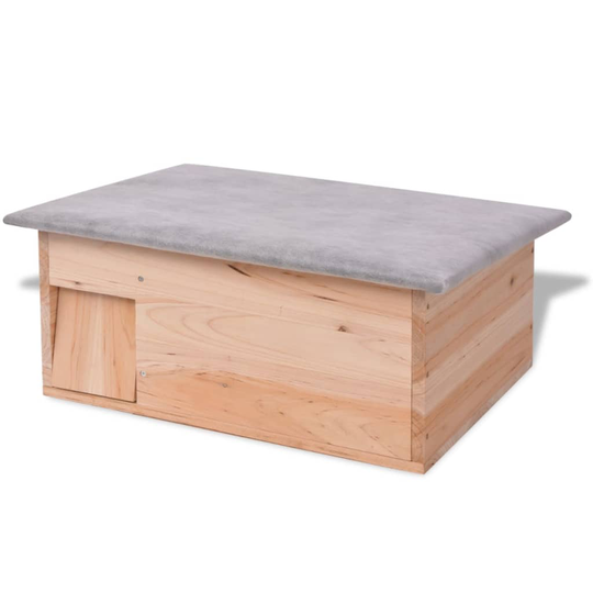 vidaXL Siilitalo 45x33x22 cm puu