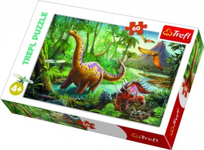 Dinosaur palapelin - 60 kpl