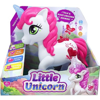 Interaktiivinen jäljittelevä unicorn eläin äänellä