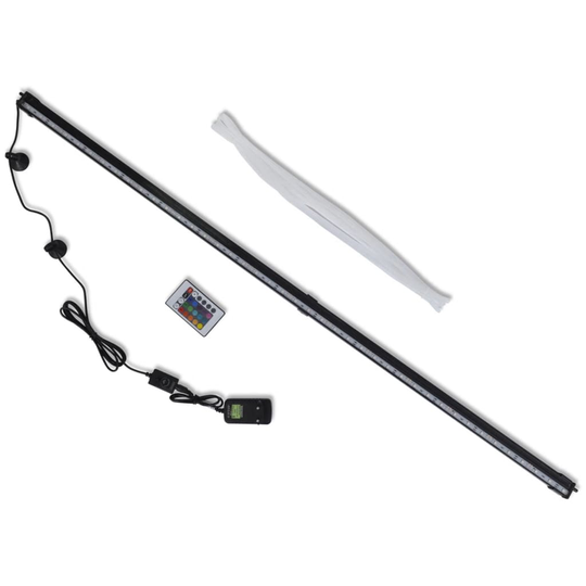 vidaXL LED-akvaariovalaisin kuplatoiminnolla RGB 107 cm