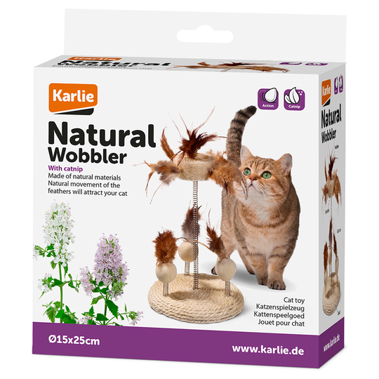 Karlie Nava sisal & luffa -kissanlelu - 1 kpl