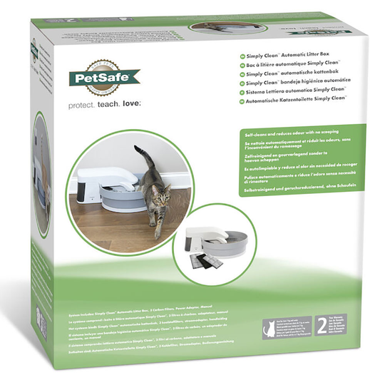 PetSafe® Simply Clean™ automaattinen kissanvessa - valkoinen / harmaa