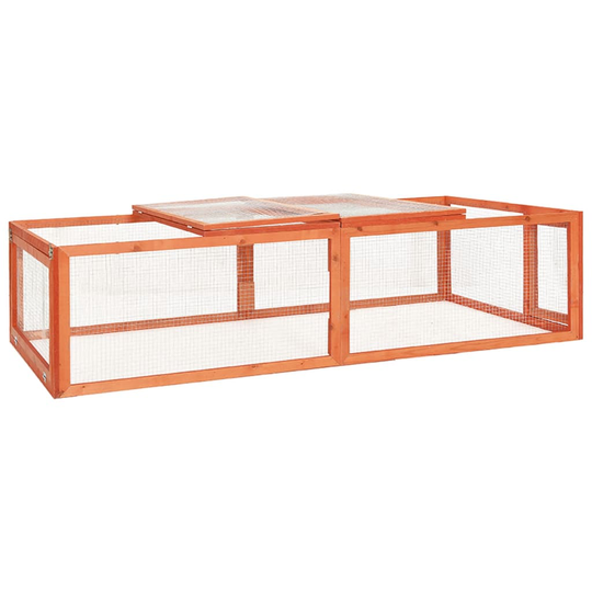 vidaXL Kaninkoppi 183x90x46,5 cm täysi kuusi